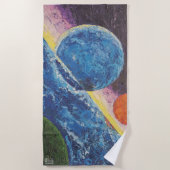 Imagen de mi obra arte Horizonte ビーチタオル (正面)