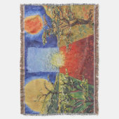 Imagen de mi obra arte La puesta del sol スローブランケット (正面縦)