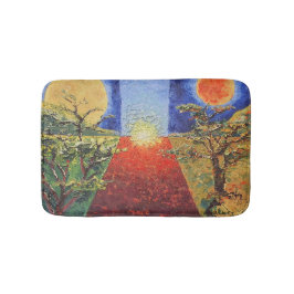 Imagen de mi obra arte La puesta del sol バスマット