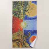 Imagen de mi obra arte La puesta del sol ビーチタオル (正面)