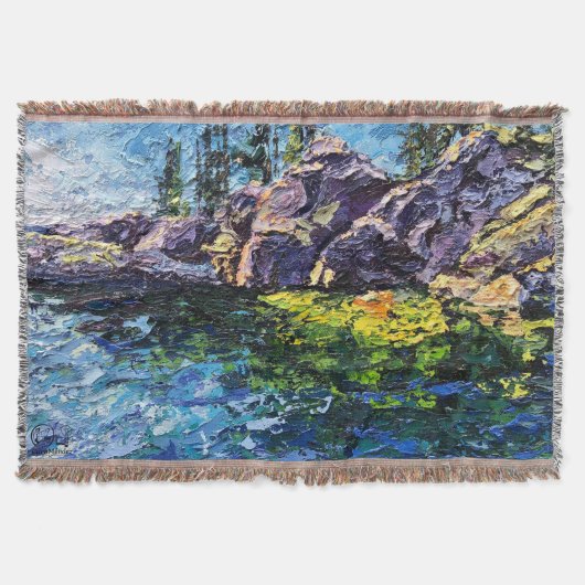 Imagen de mi obra arte Marítimo スローブランケット (正面)