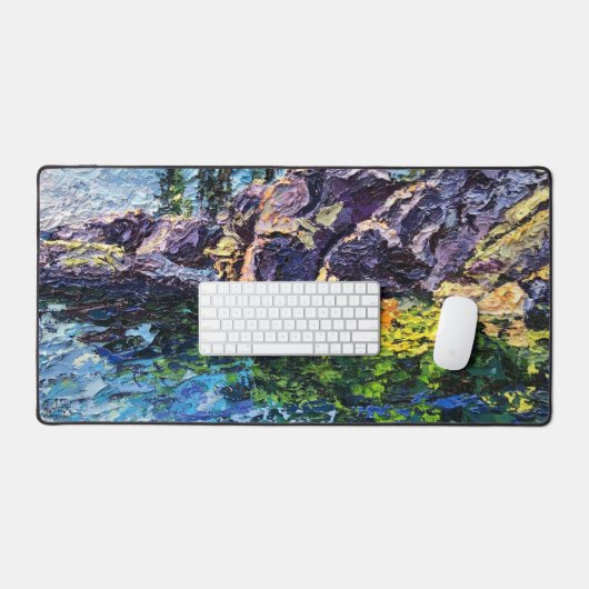 Imagen de mi obra arte Marítimo デスクマット (キーボード&マウス)