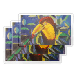 Imagen de mi obra arte Tucán アクリルトレー