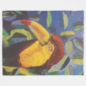 Imagen de mi obra arte Tucán フリースブランケット (正面(横))