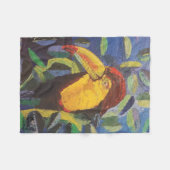 Imagen de mi obra arte Tucán フリースブランケット (正面(横))