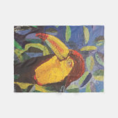 Imagen de mi obra arte Tucán フリースブランケット (正面(横))