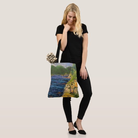 Imagen de mi obra La roca トートバッグ (モデル)