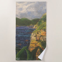 Imagen de mi obra La roca ビーチタオル