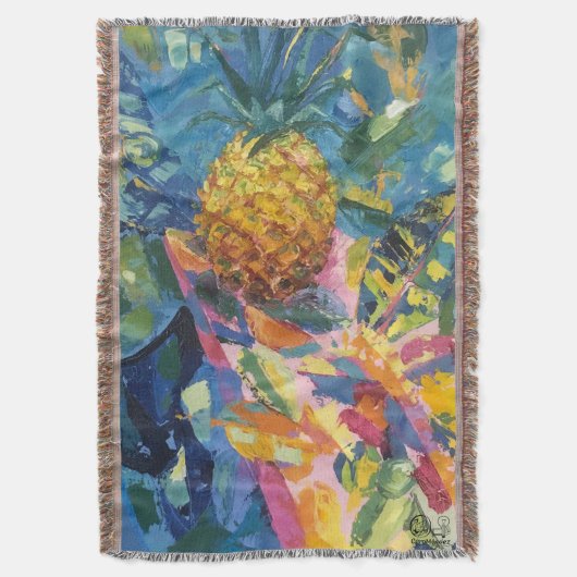 Imagen de mi obra Piña スローブランケット (正面縦)