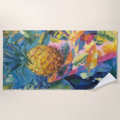 Imagen de mi obra Piña ビーチタオル (正面)