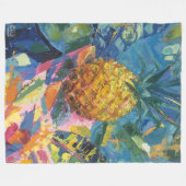 Imagen de mi obra Piña フリースブランケット (正面(横))