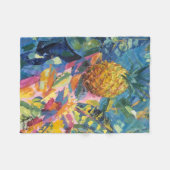 Imagen de mi obra Piña フリースブランケット (正面(横))