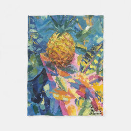 Imagen de mi obra Piña フリースブランケット