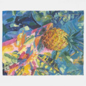 Imagen de mi obra Piña フリースブランケット (正面(横))