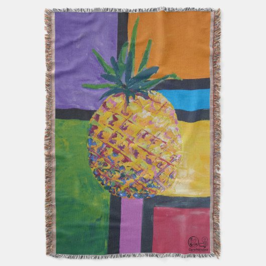 Imagen de mi obra Piña. Serie スローブランケット (正面縦)