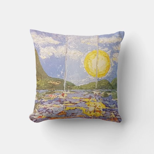 Imagen de mi obra Una ventana al mundo クッション (正面)