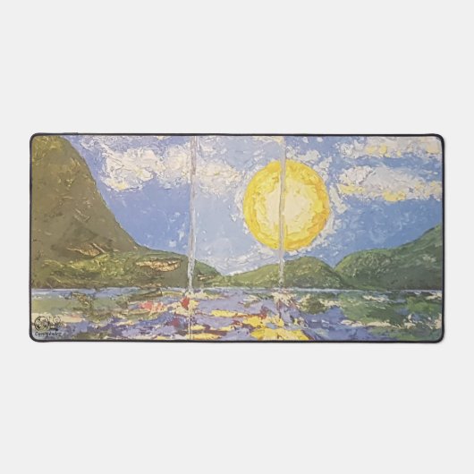 Imagen de mi obra Una ventana al mundo デスクマット (正面)