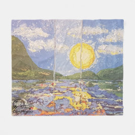 Imagen de mi obra Una ventana al mundo フリースブランケット