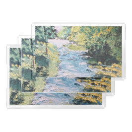 Imagen de mi obra Viendo a travéz del bosque アクリルトレー