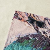 Imagen de mi obra Viendo atrás de los ojos ビーチタオル (インサイチュ)