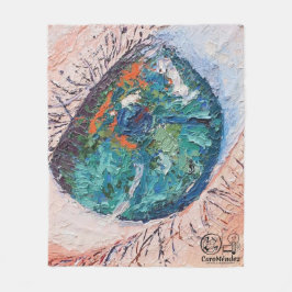 Imagen de mi obra Viendo atrás de los ojos フリースブランケット