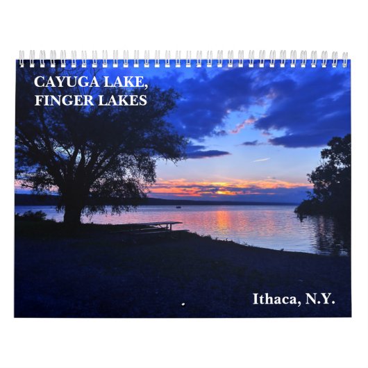 IMAGES OF CAYUGA LAKE, FINGER LAKES  calendar カレンダー (カバー)