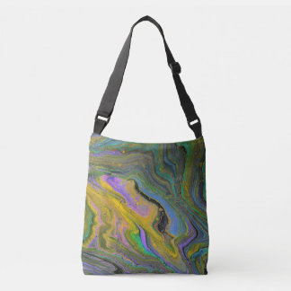 Imagination 2 Vibrant Geode Abstract Tote Bag クロスボディバッグ