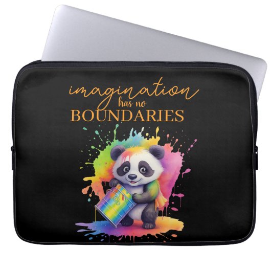 Imagination Has No Boundaries — Laptop Cases ラップトップスリーブ (正面)