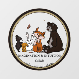 IMAGINATION & INTUITION Collide 窓用ステッカー ウィンドウサイン