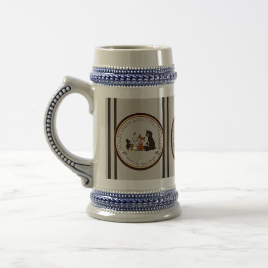 Imagination & Intuition Collide Beer Stein  ビールジョッキ (左)