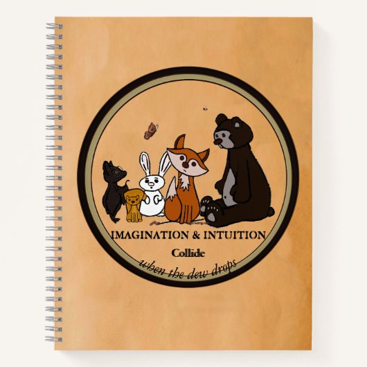 IMAGINATION & INTUITION Collide Notebook ノートブック (正面)