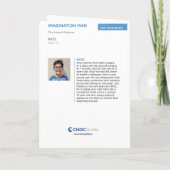 Imagination Man - CHOCの子供たちの芸術 カード (裏面)