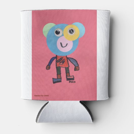 Imagination Man - Kids Art for CHOC 缶クーラー (正面)