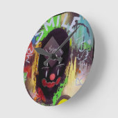 Imagine ラウンド壁時計 (傾斜)