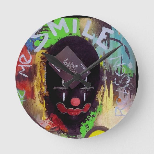 Imagine ラウンド壁時計 (正面)