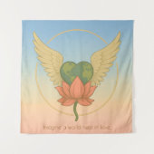 Imagine a World Held in Love Tapestry タペストリー (正面)