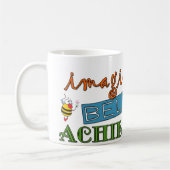 imagine-believe-achieve.comのマグ コーヒーマグカップ (左)