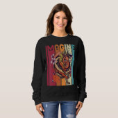 Imagine Great Dragon Vintage Cool Great スウェットシャツ (正面フル)