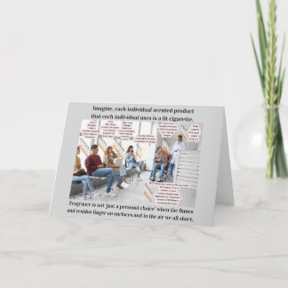 Imagine If Scented Products Were Lit Cigarettes サンキューカード