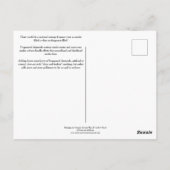 Imagine If Scented Products Were Lit Cigarettes ポストカード (裏面)