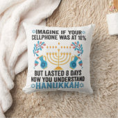 Imagine If Your Cell Phone Was At 10% But Lasted 8 クッション (ブランケット)