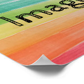 Imagine print ポスター (角)