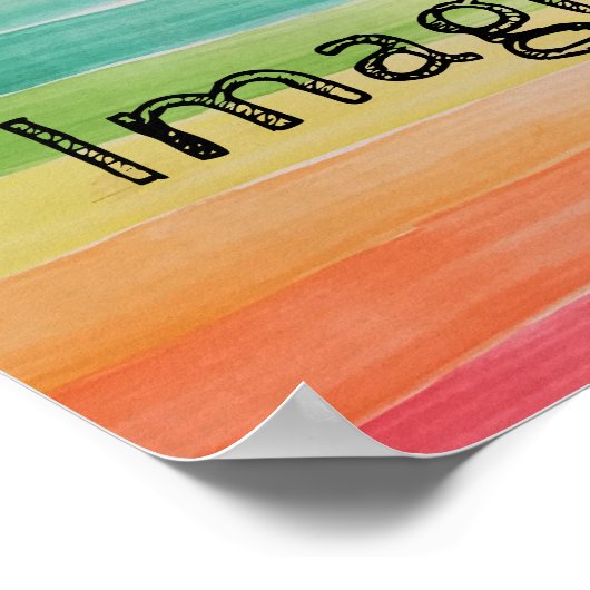 Imagine print ポスター (角)