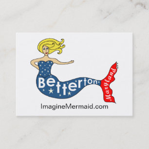 ImagineMermaid.comのBettertonの人魚 名刺