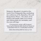 ImagineMermaid.comのBettertonの人魚 名刺 (裏面)