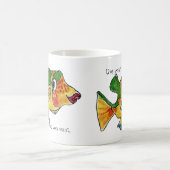 ImaginOCEAN Cartoon Box Fish コーヒーマグカップ (中央)