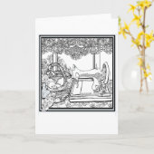 imAGYnationsのずる賢い子猫たちのグリーティングカード カード (黄色い花)