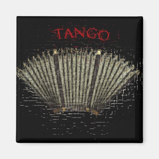 Imán Bandoneón Tango マグネット (正面)
