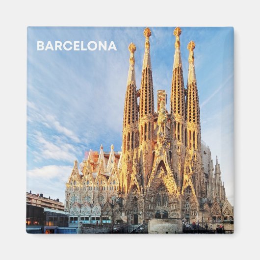 IMAN BARCELONA SAGRADA FAMILIA マグネット (正面)