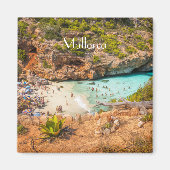 imán Cala Llombards en la isla de Mallorca マグネット (正面)